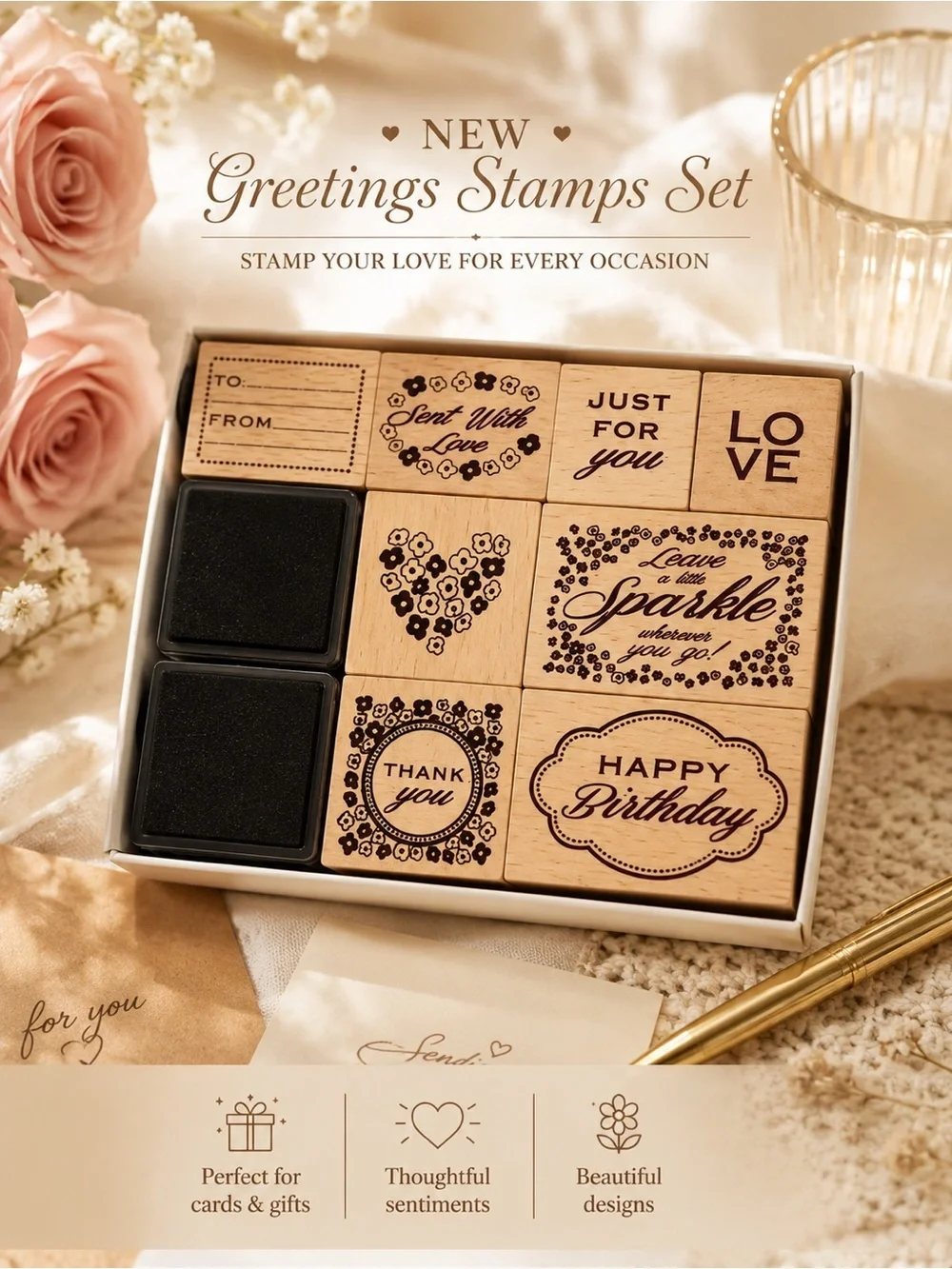 New greetings stamps set